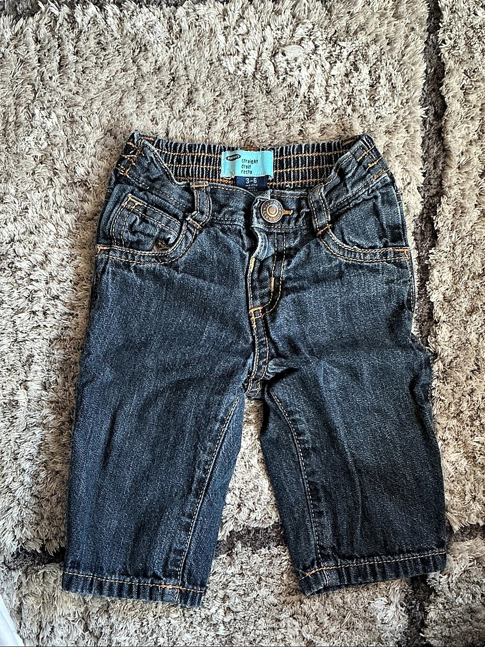 Old Navy Straight Jeans Blue Boys 3-6 Months